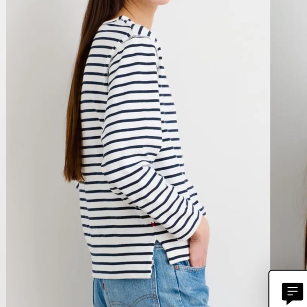 Alex Mill Lakeside Stripe Crewneck Large